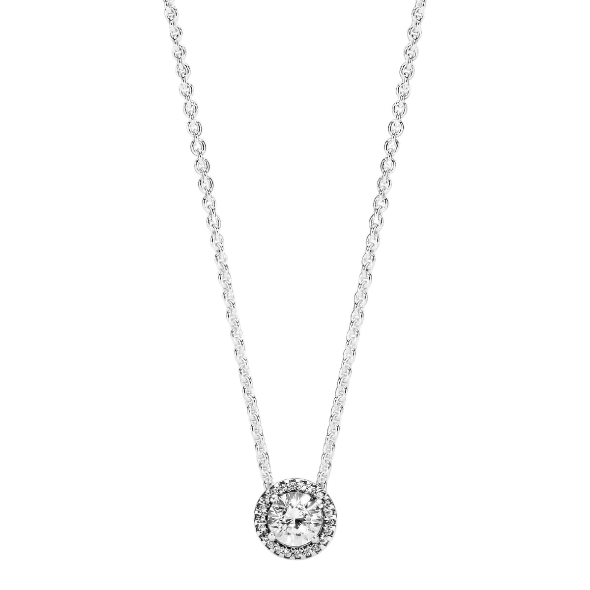 Collier Klassische Eleganz Silber Zirkonia