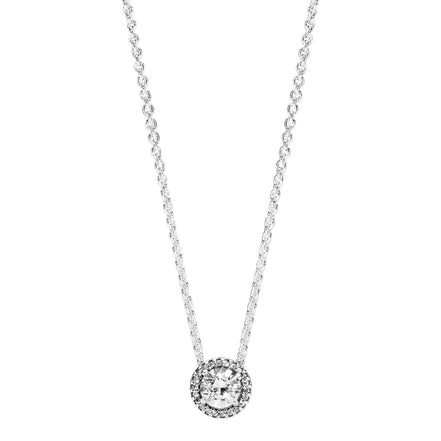 Collier Klassische Eleganz Silber Zirkonia