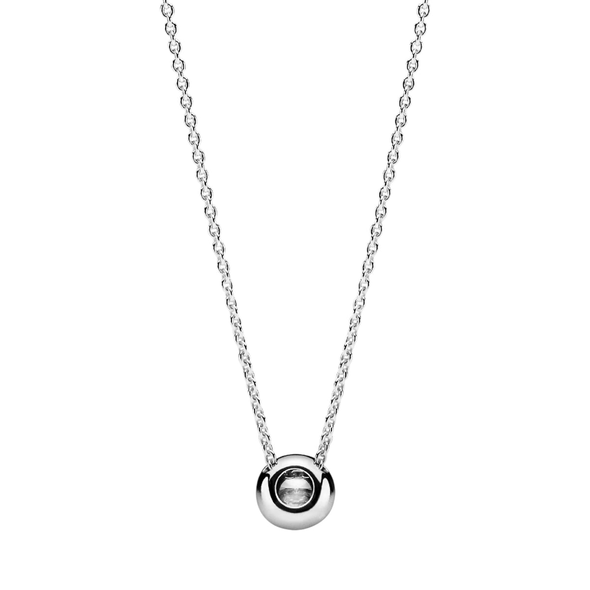 Collier Klassische Eleganz Silber Zirkonia