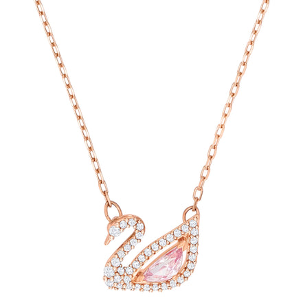 Swan Halskette Rosévergoldet