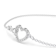Infinity Armband mit Herz