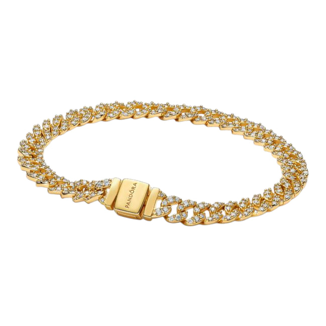 TIMELESS Tennisarmband Vergoldet Zirkonia