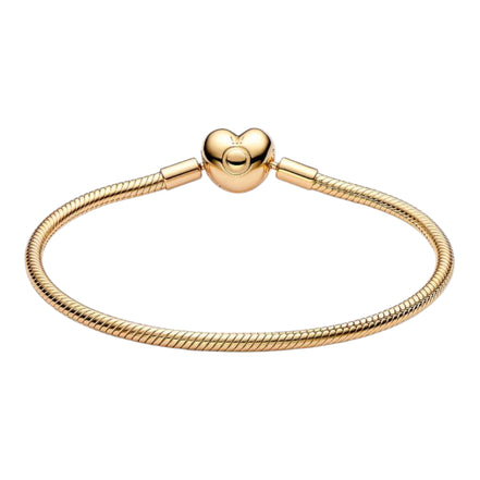 MOMENTS Gliederarmband mit Herzverschluss