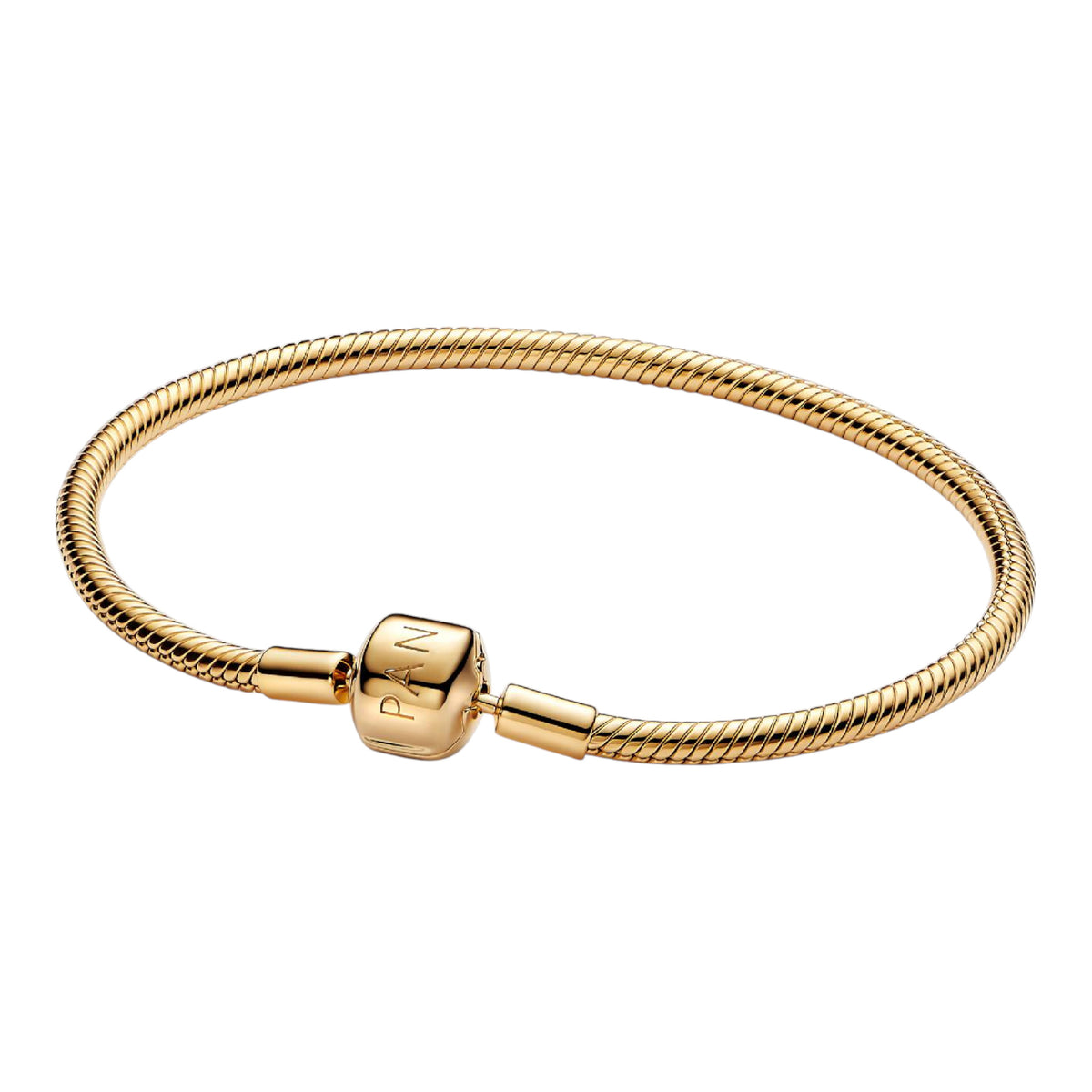 MOMENTS Armband Schlangenmuster Vergoldet