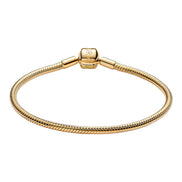 MOMENTS Armband Schlangenmuster Vergoldet