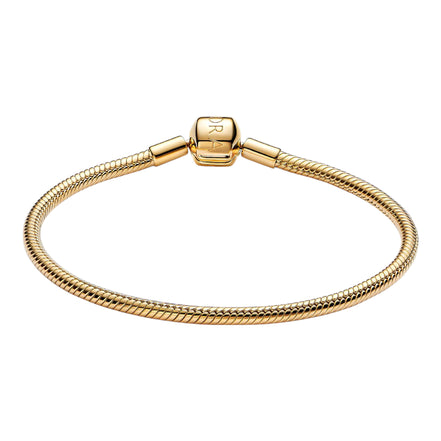 MOMENTS Armband Schlangenmuster Vergoldet