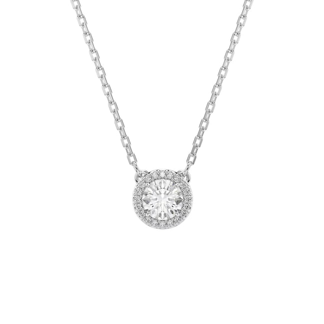 Kette Constella silber/weiss Rhodiniert