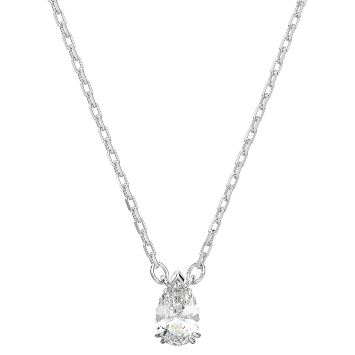 Kette Millenia Anhänger silber/weiss