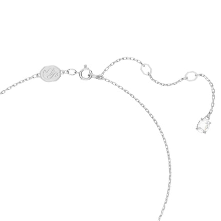 Kette Millenia Anhänger silber/weiss