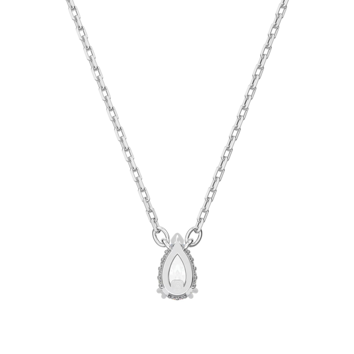 Kette Millenia Anhänger silber/weiss