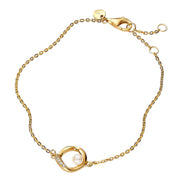 ESSENCE Armband Perle Pavé vergoldet