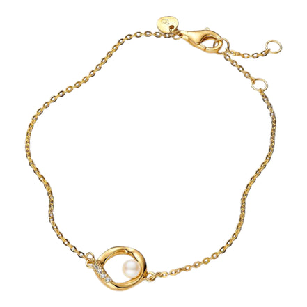 ESSENCE Armband Perle Pavé vergoldet