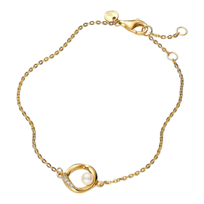 ESSENCE Armband Perle Pavé vergoldet