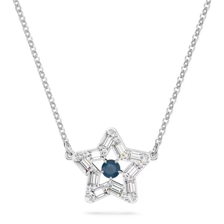 Damen Kette Stella Anhänger Stern blau