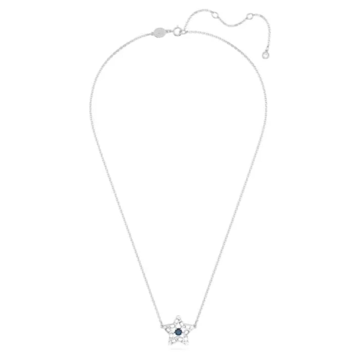 Damen Kette Stella Anhänger Stern blau