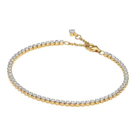 TIMELESS Tennisarmband goldfarben