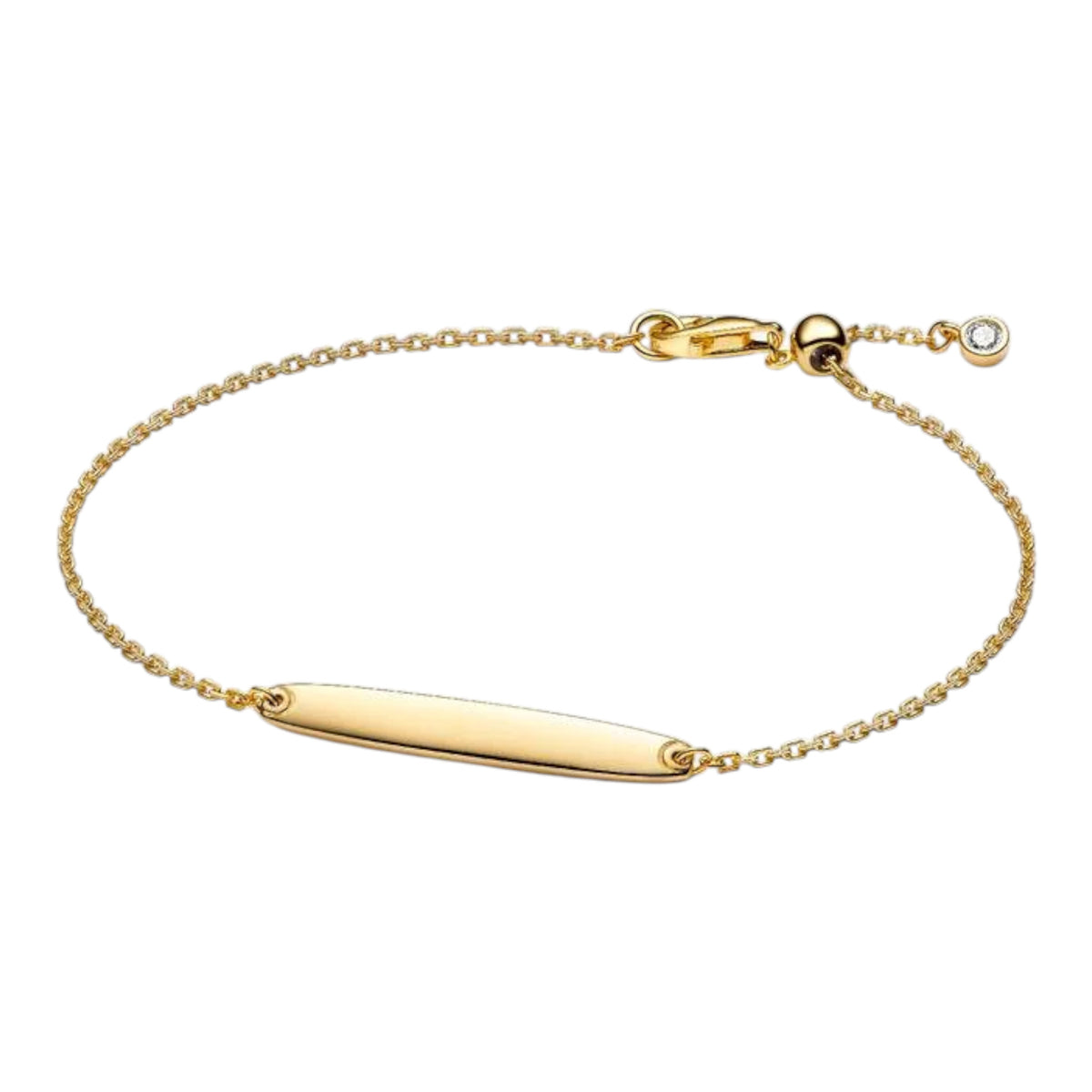 Moments Armband Gravurplatte vergoldet