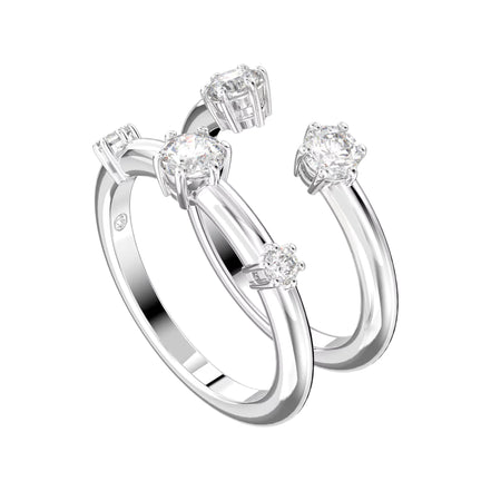 Ring Constella Set Rundschliff Weiß