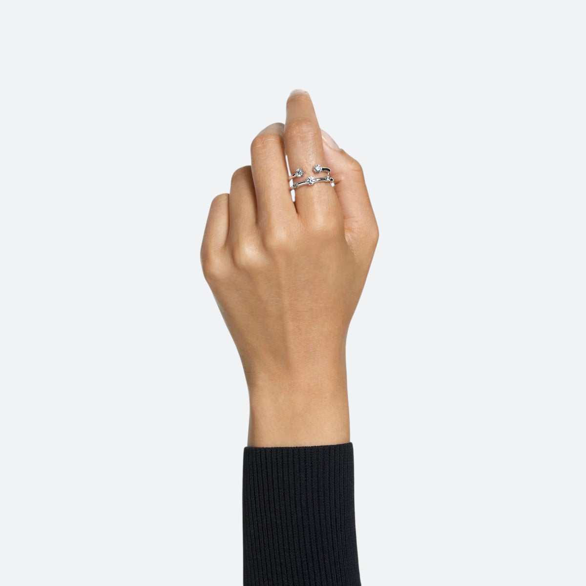 Ring Constella Set Rundschliff Weiß