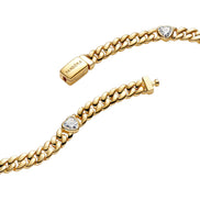 TIMELESS Armband Herzen goldfarben Zirkonia
