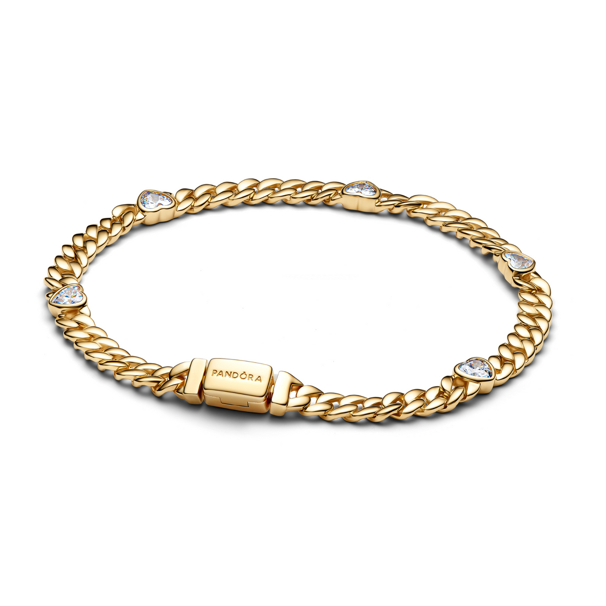 TIMELESS Armband Herzen goldfarben Zirkonia