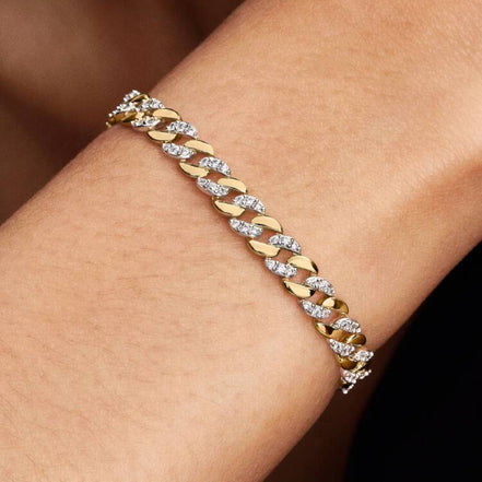 TIMELESS Armband goldfarben Zirkonia