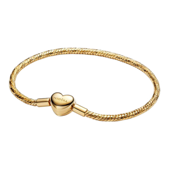 MOMENTS Armband Herz goldfarben