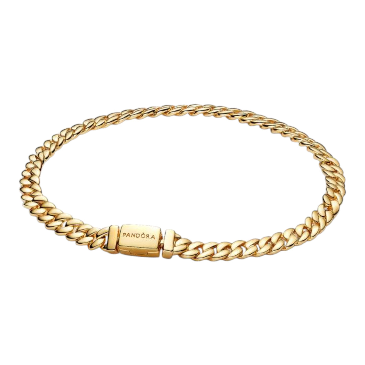 Armband kubanische Kette goldfarben