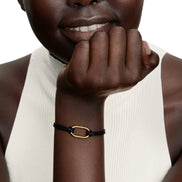 Textil-Armband mit Link