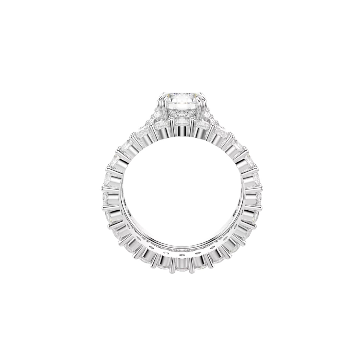 Ring-Set Constella silber/weiss