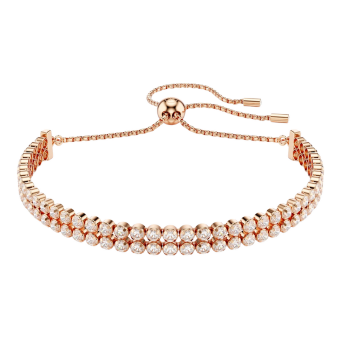 MATRIX Tennisarmband roségoldfarbend