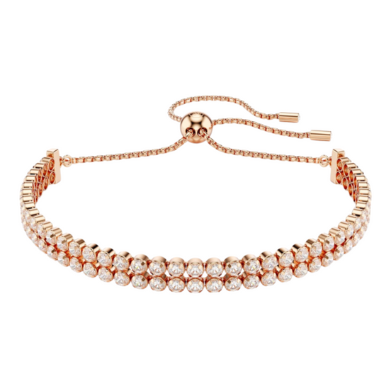 MATRIX Tennisarmband roségoldfarbend