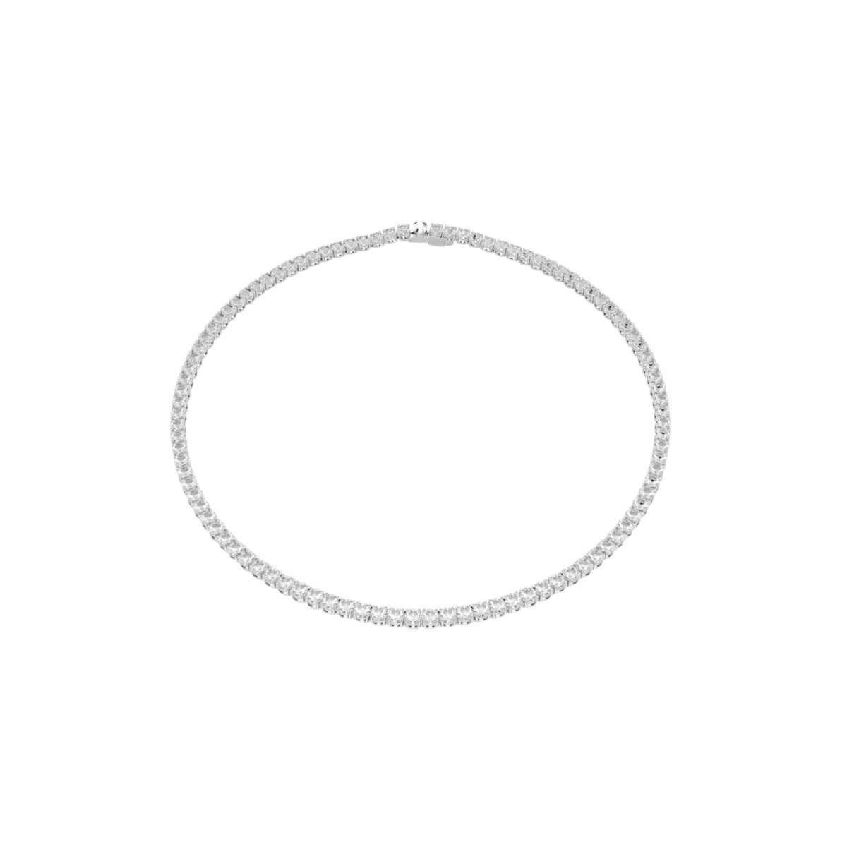 Matrix Tennis Kette silber