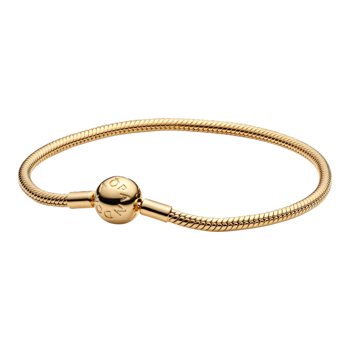 Vergoldetes Charm-Armband mit Kugelverschluss