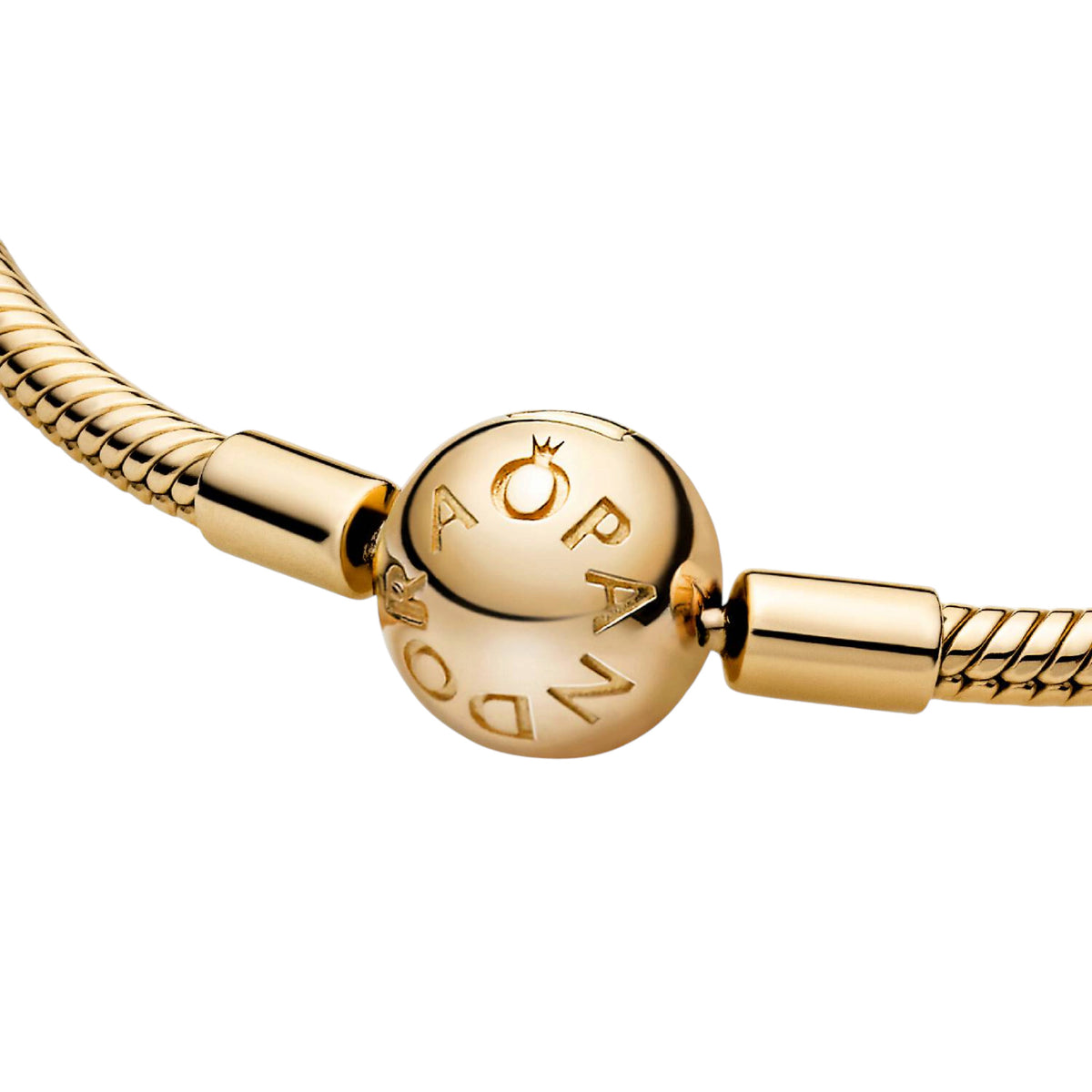 Vergoldetes Charm-Armband mit Kugelverschluss