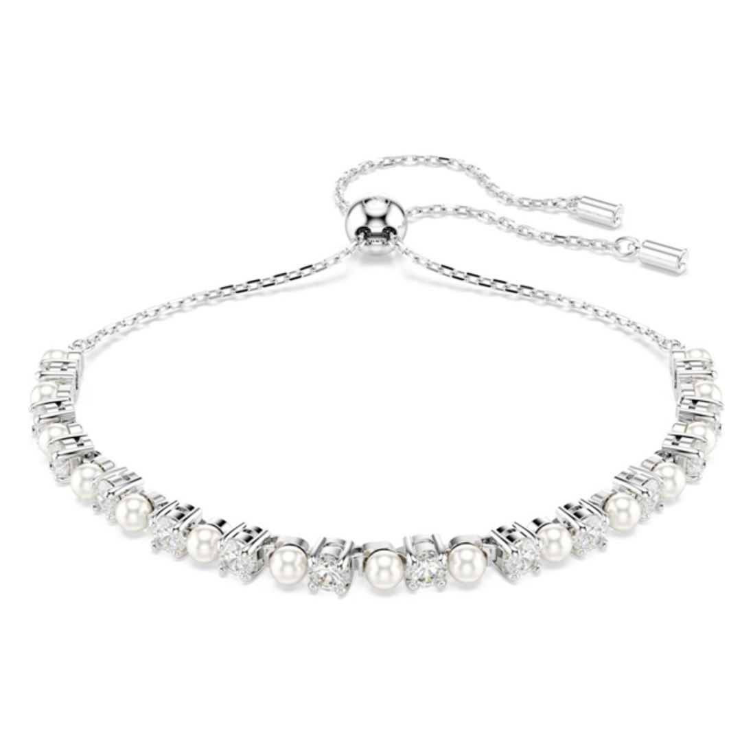MATRIX Armband Silber mit Perlen