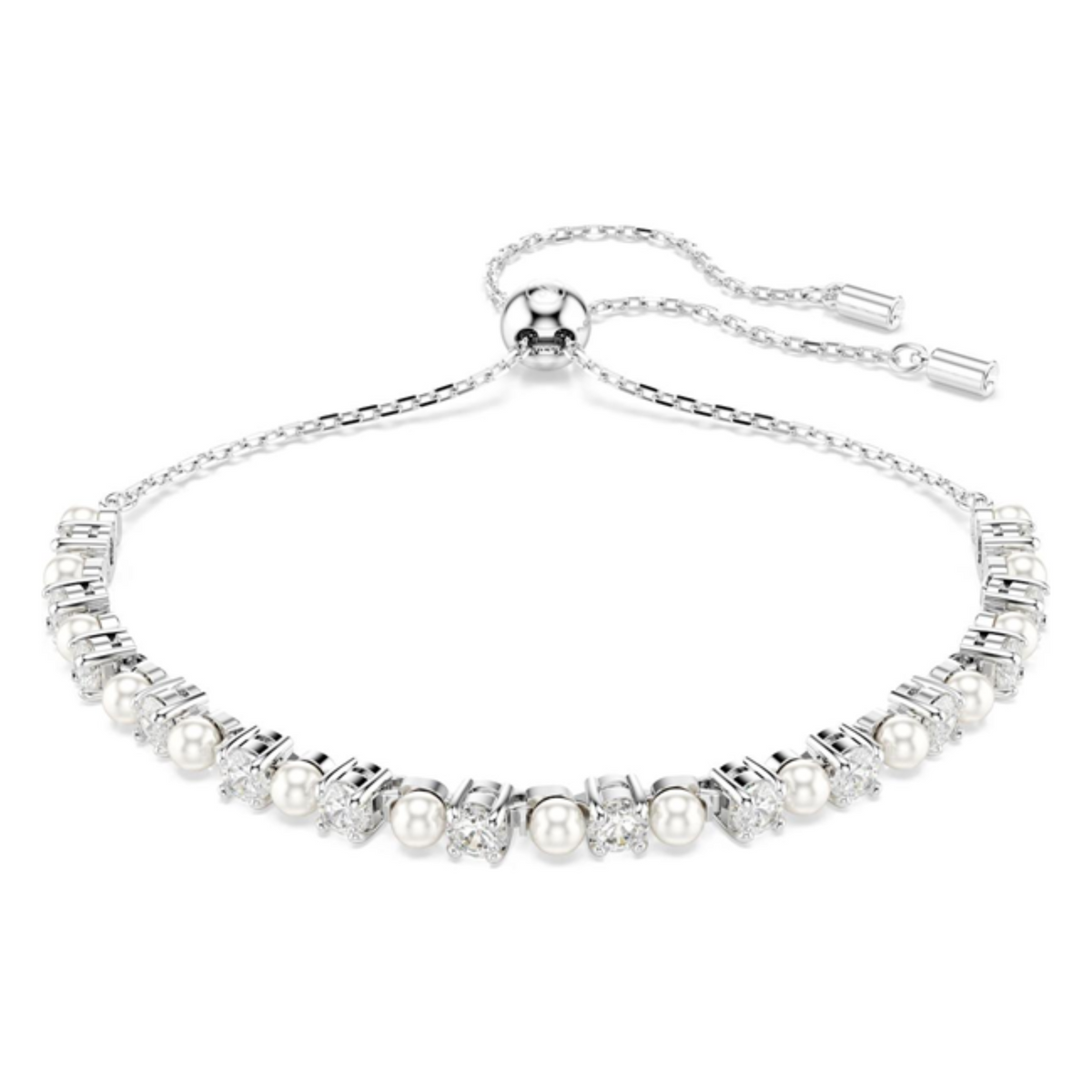 MATRIX Armband Silber mit Perlen