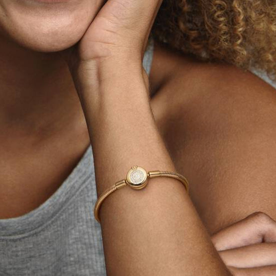 SHINE Armband Moments funkelnde Krone O gelbvergoldet