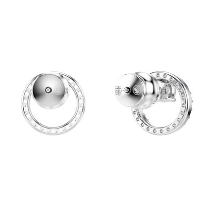 Constella Ohrstecker Silber Rund Zirkonia
