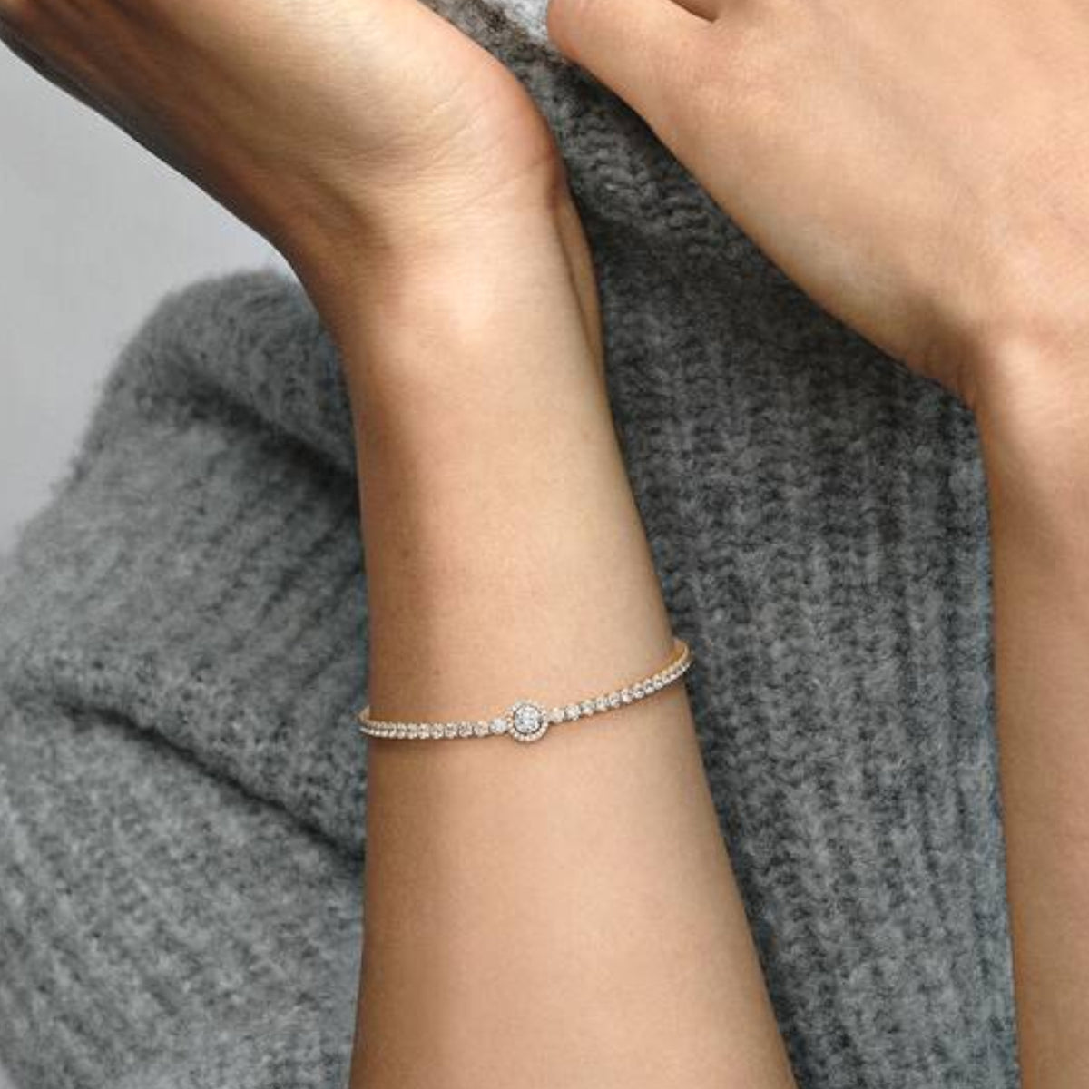 Armband Timeless funkelndes Armband 14k gelbvergol