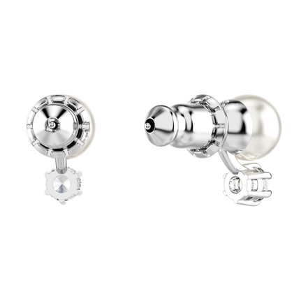 Matrix Ohrstecker Perle mit Zirkonia