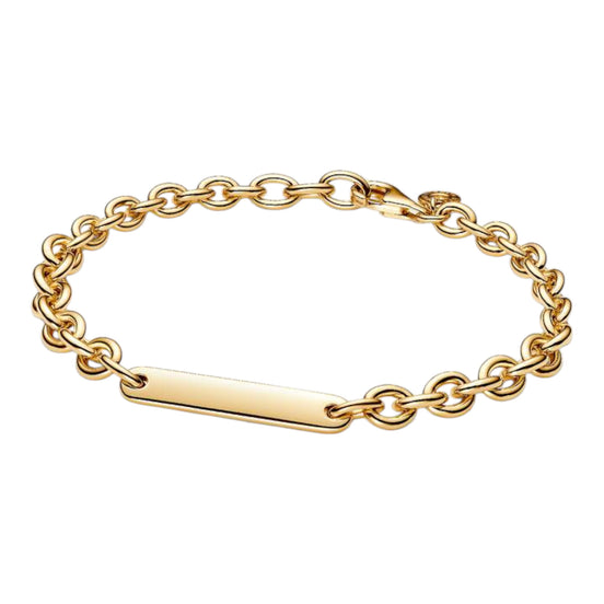 MOMENTS Armband Balken Gravierbar