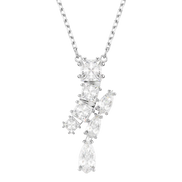 Kette mit Anhänger Matrix silberfarben
