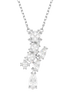 Kette mit Anhänger Matrix silberfarben