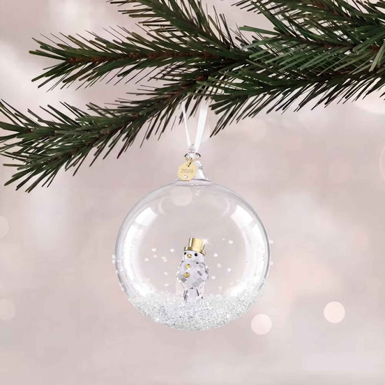 ORNAMENT Schneeball mit Schneemann 2026