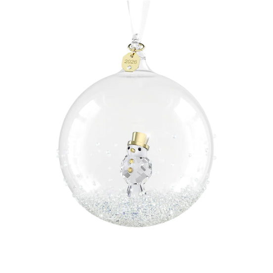 ORNAMENT Schneeball mit Schneemann 2026