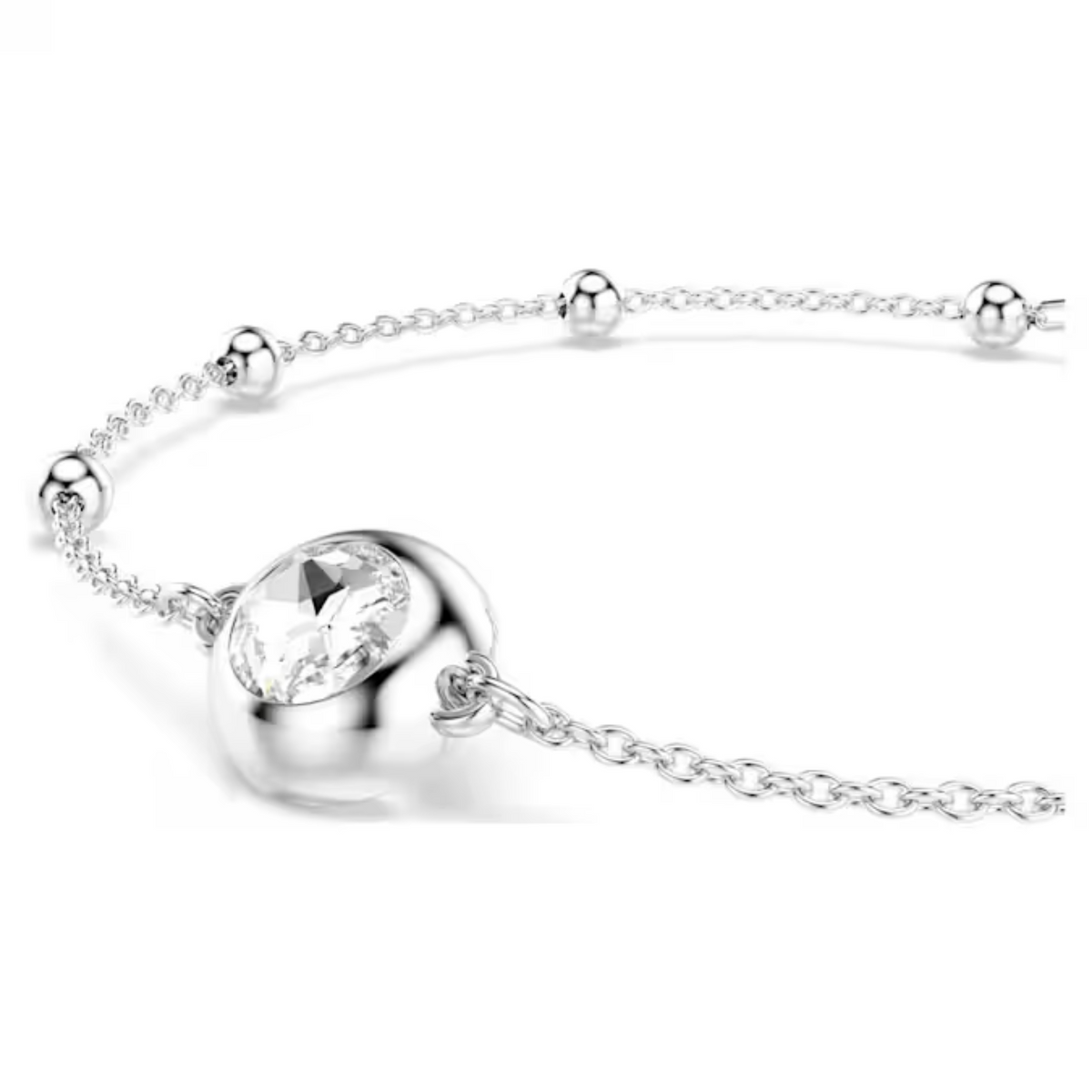 Una Angelic Armband weiß Rundschliff