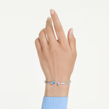 Chroma Armreif lila-blau rhodiniert