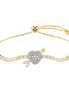 Idyllia Armband Herz mit Pfeil Vergoldet