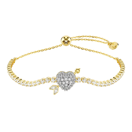 Idyllia Armband Herz mit Pfeil Vergoldet